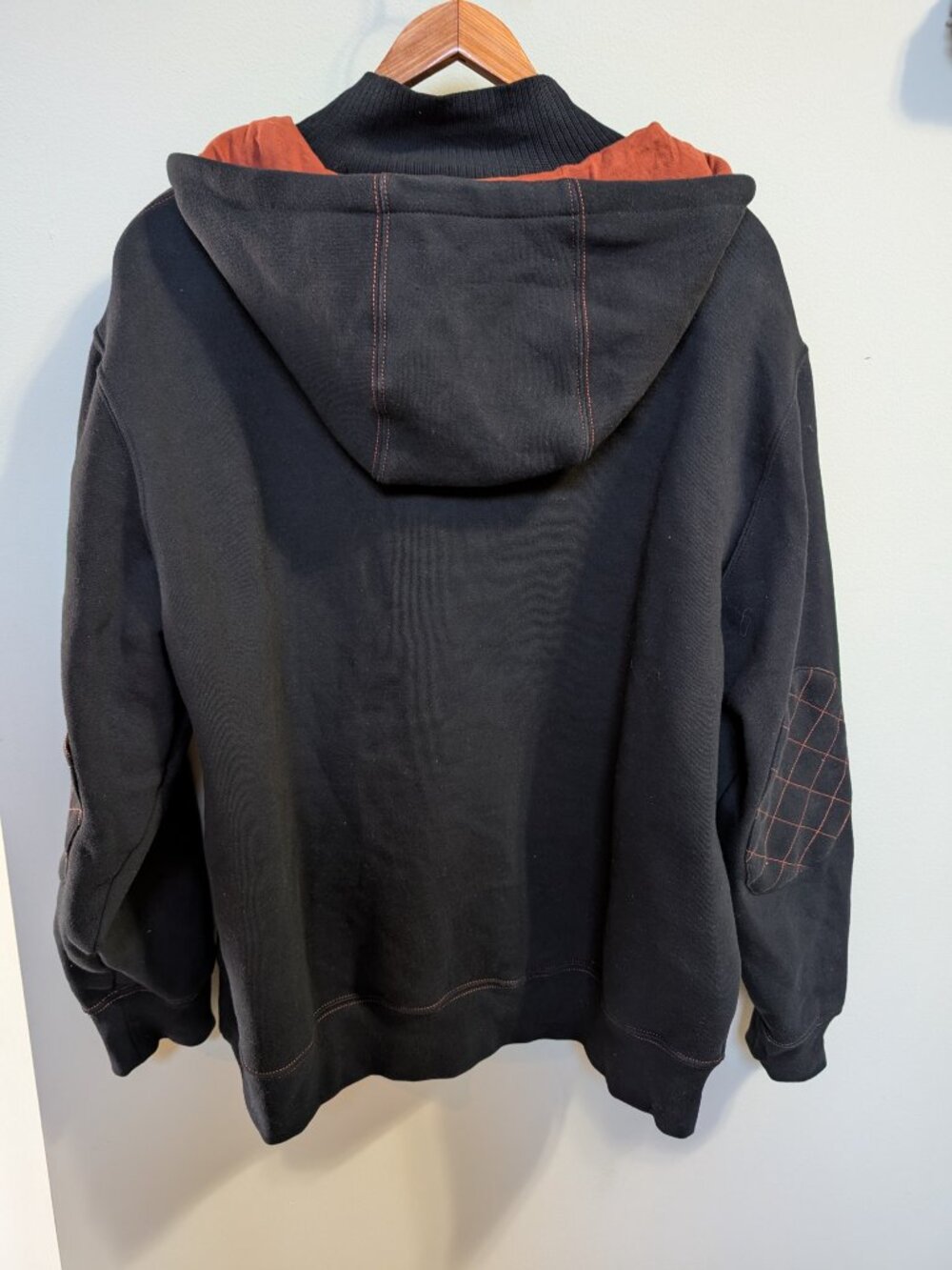 Legendary Whitetails Men's Tough as Buck 1/4 Zip Action Hoodie Black XL - Picture 4 of 5